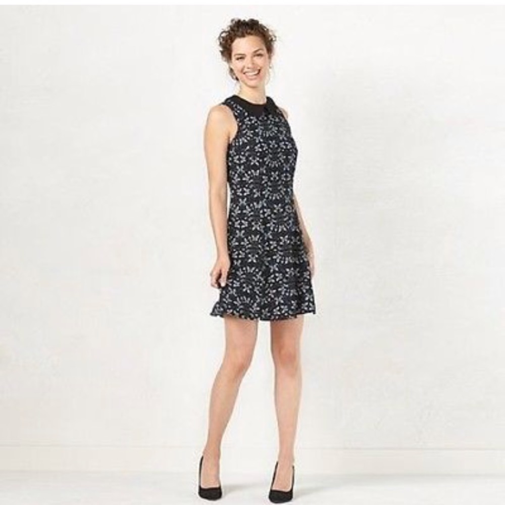 Lauren Conrad A-line Peter Pan collar dress